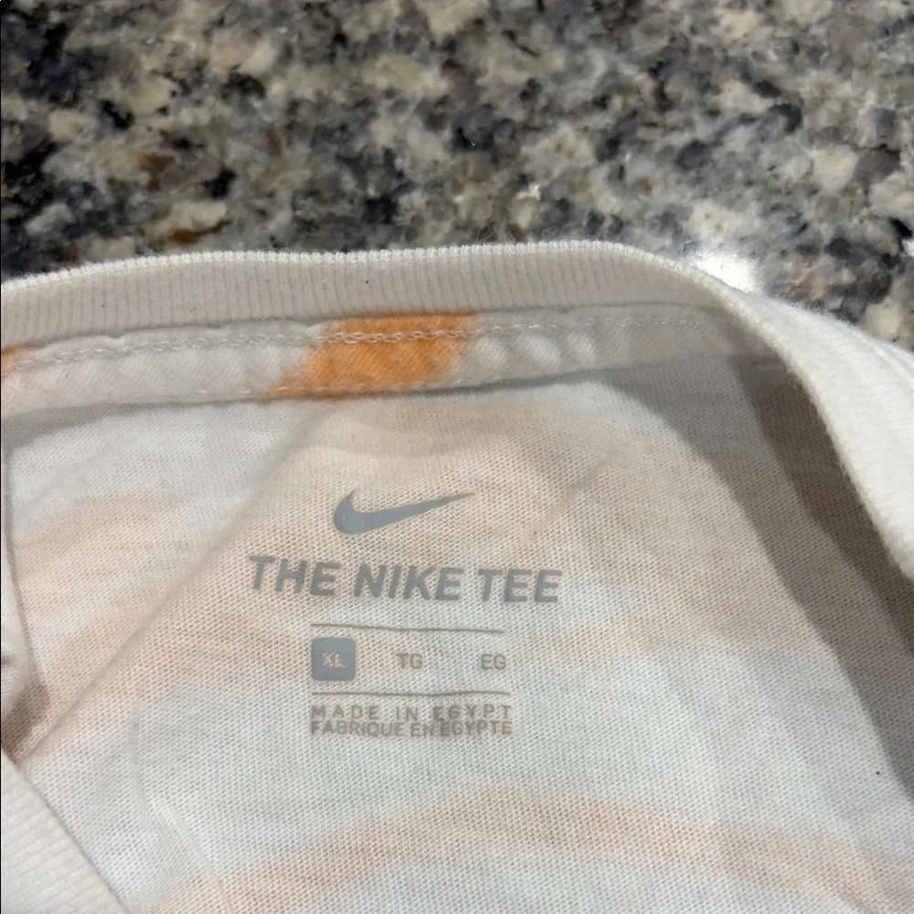 Nike Kids Tie-Dye T-Shirt - Blue, Orange, and White - Picture 2 of 6